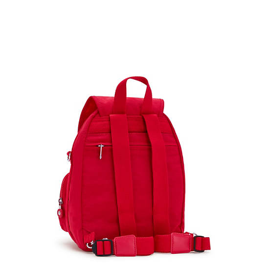 Kipling Firefly Up Convertible Backpacks Red Rouge | AU 1577UZ